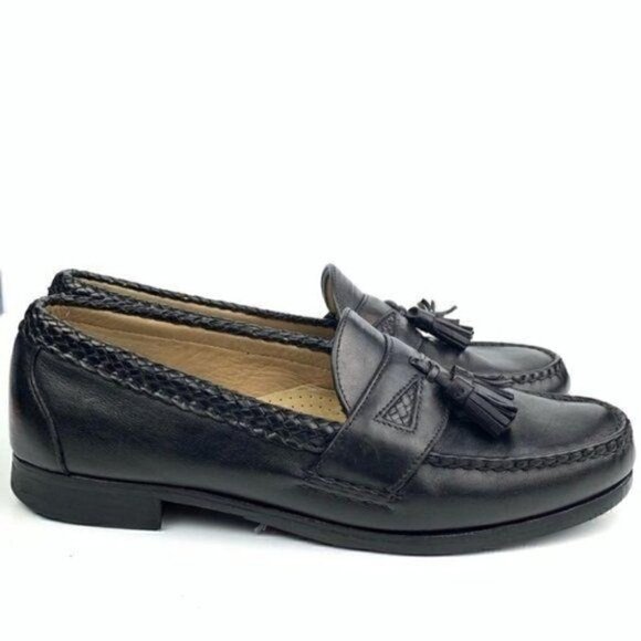 Allen Edmonds Maxfield sz 12 Black leather loafers main image 6